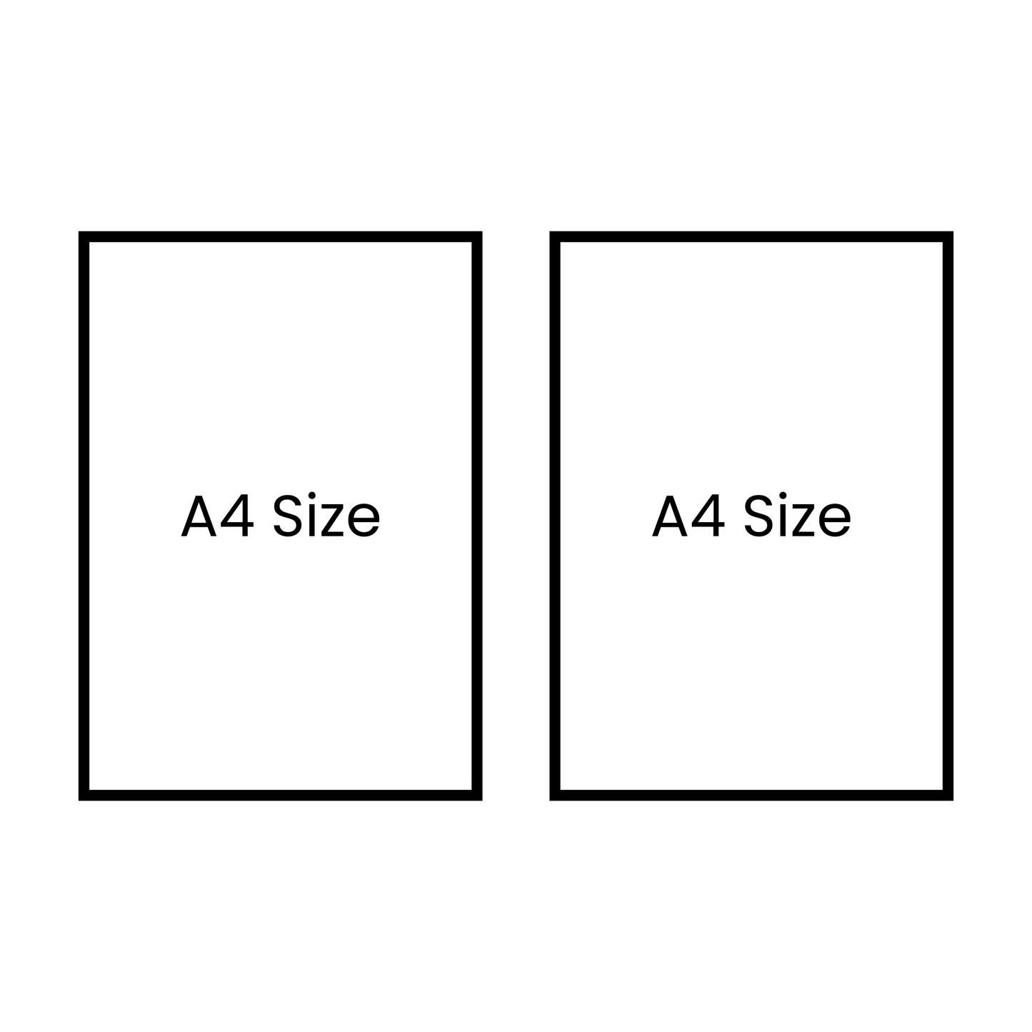 Pair of A4 Size Frames