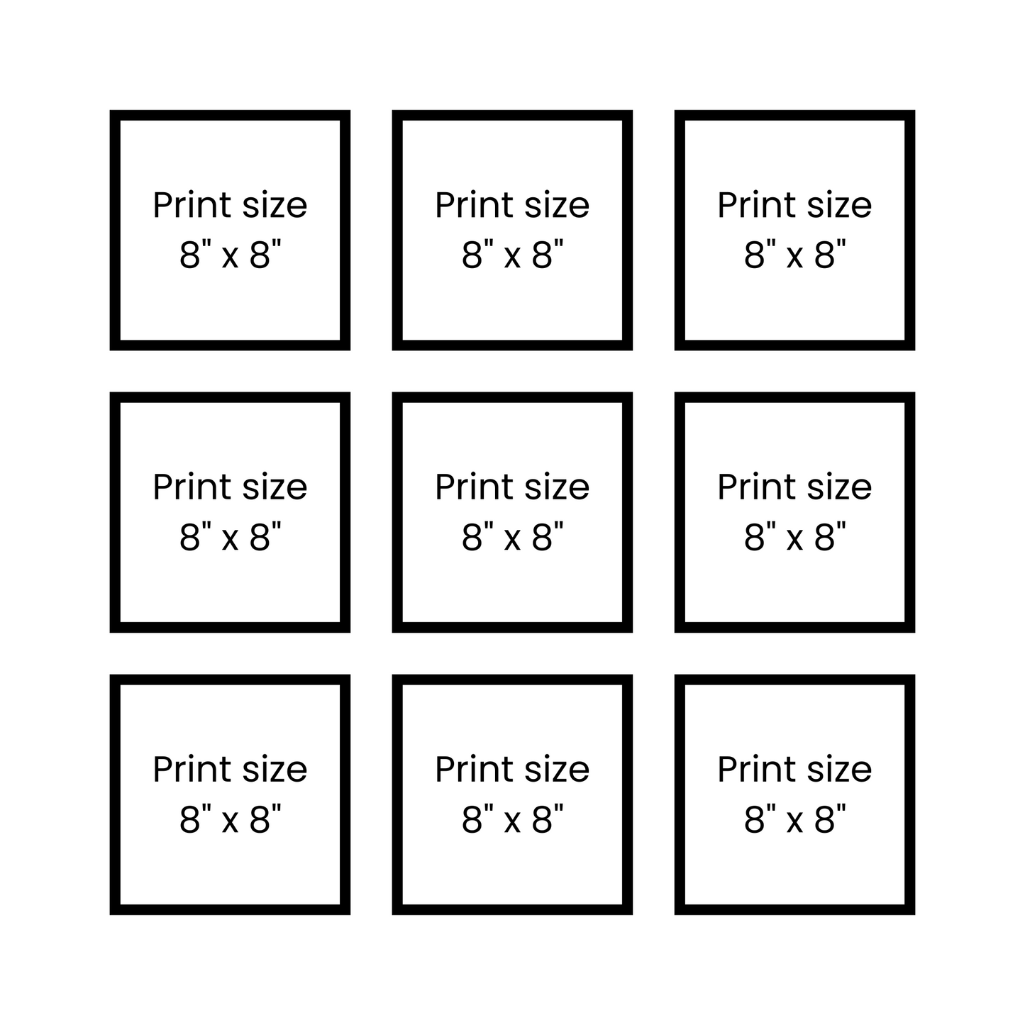 Gridscape – 9 Square Frame