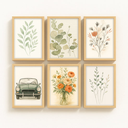Maple Frame Series - Set of 6