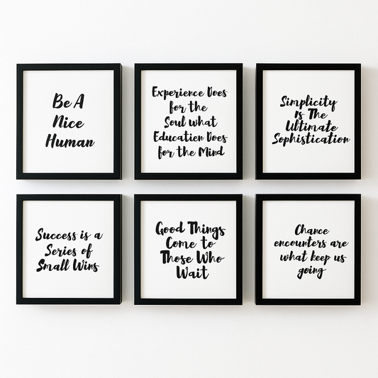 Motivational Quotes - Set of 6