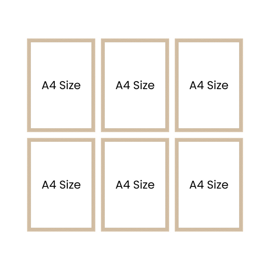 Maple Frame Series - Set of 6