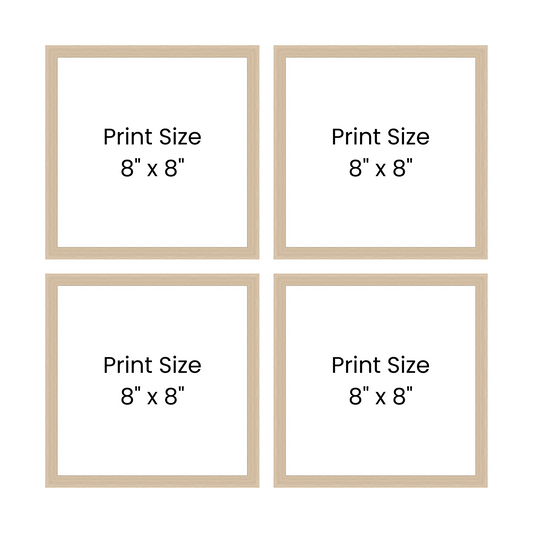 Maple Frame Series - Set of 4