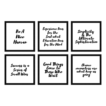 Motivational Quotes - Set of 6
