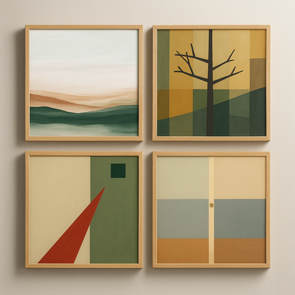 Maple Frame Series - Set of 4