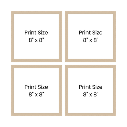 Maple Frame Series - Set of 4